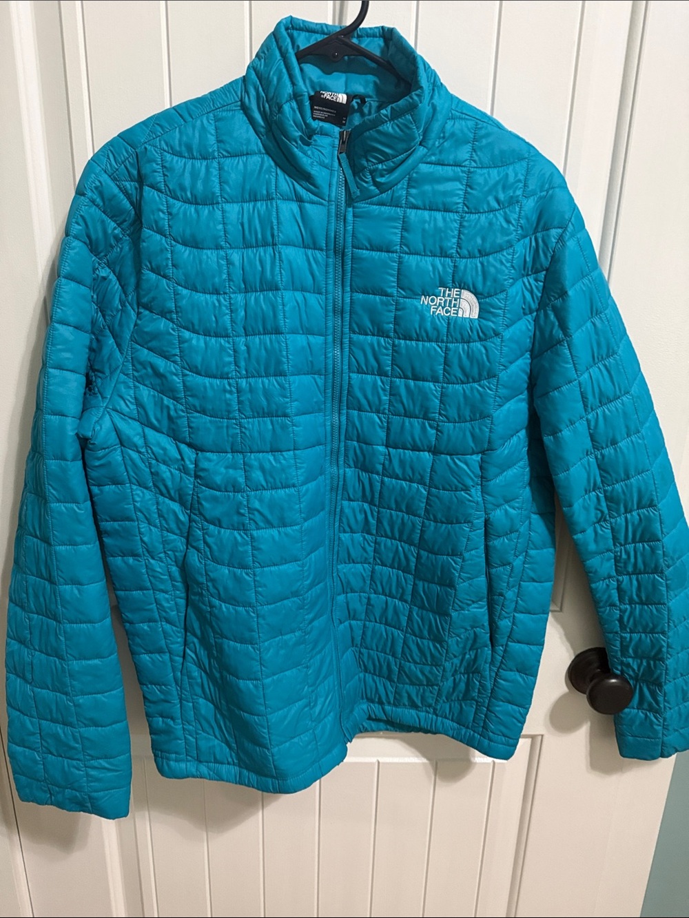 The North Face Thermoball Eco Puffer Turquoise Jacket M-Mens NF0A4QSP